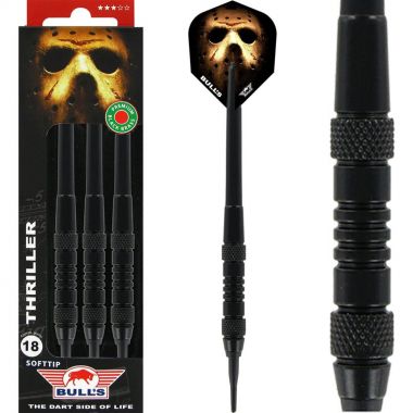 Bull's Softtip Thriller Black Brass 18 gr